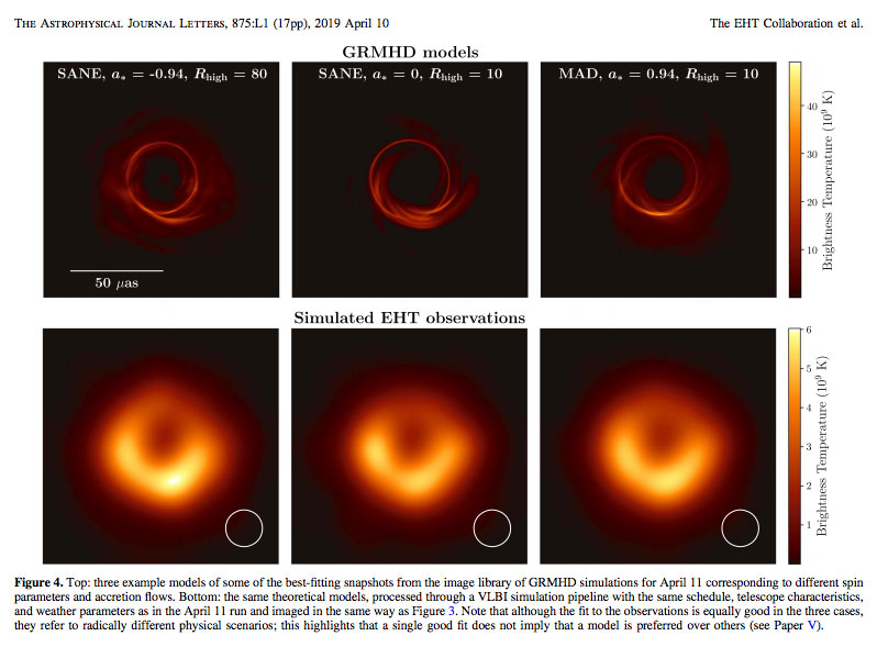 foto de primer agujero negro