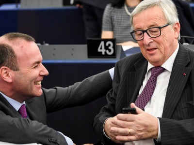 manfred weber jean claude juncker