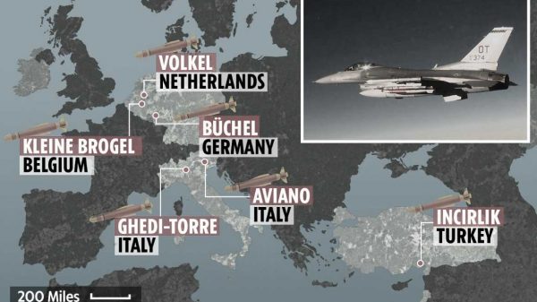 bombas atómicas estadounidenses en europa