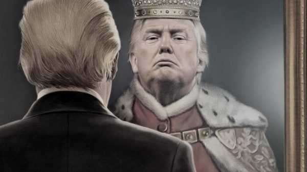trump como rey de israel