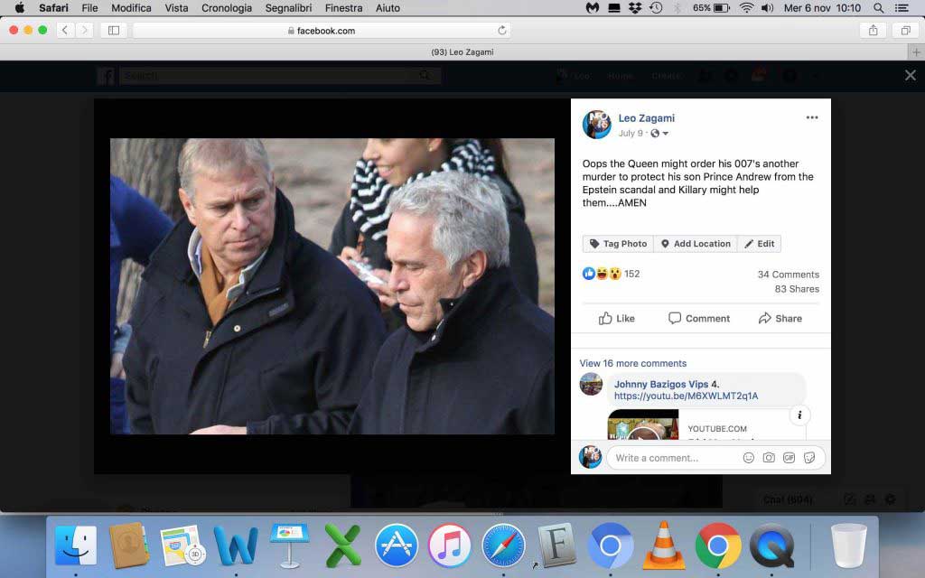 leo zagami epstein facebook