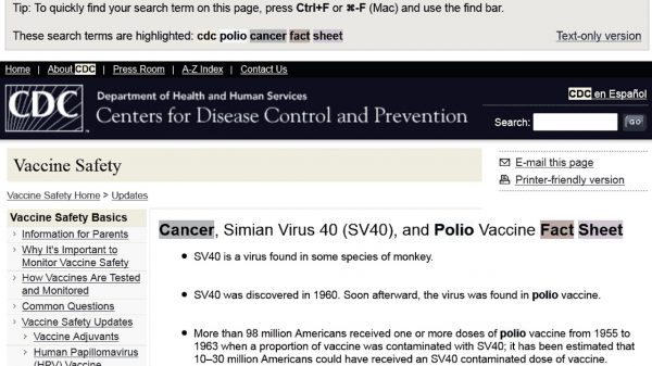 vacuna contra la polio