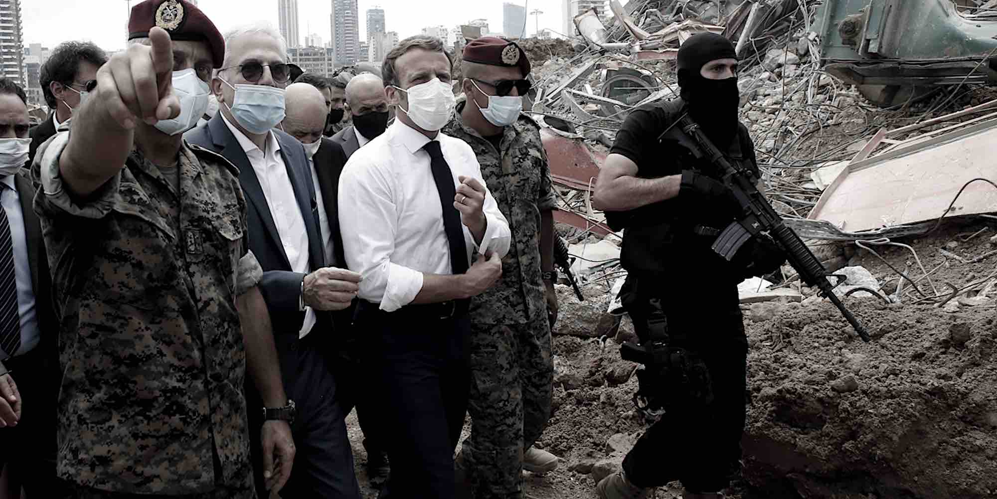 macron en beirut