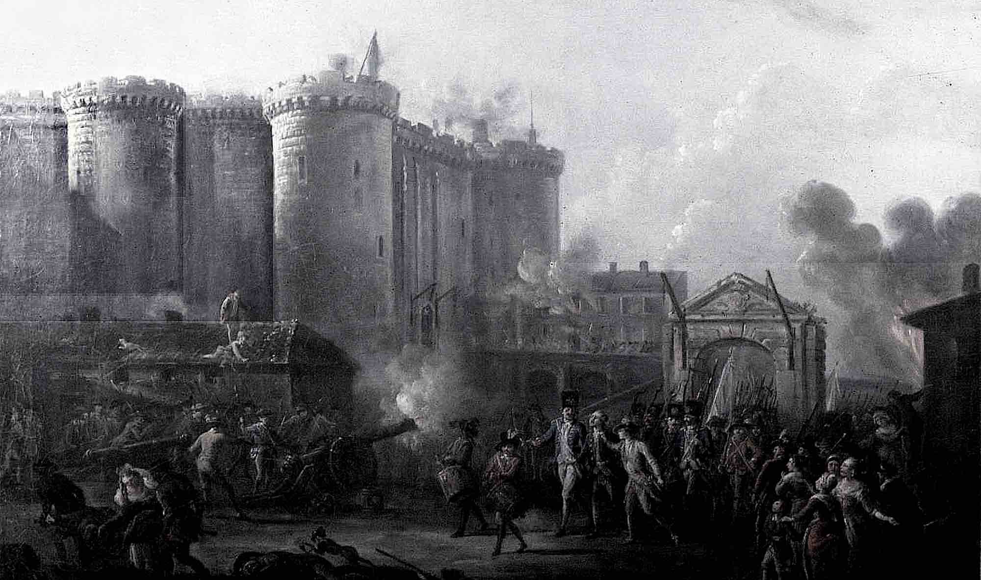 La Revolución Francesa no fue resultado de un deseo consciente de acabar con la monarquía. La población de París, convencida de que su ciudad iba a ser atacada por ejércitos extranjeros sin que el rey tratara de defenderla, simplemente decidió apoderarse de las armas almacenadas en la prisión de la Bastilla.