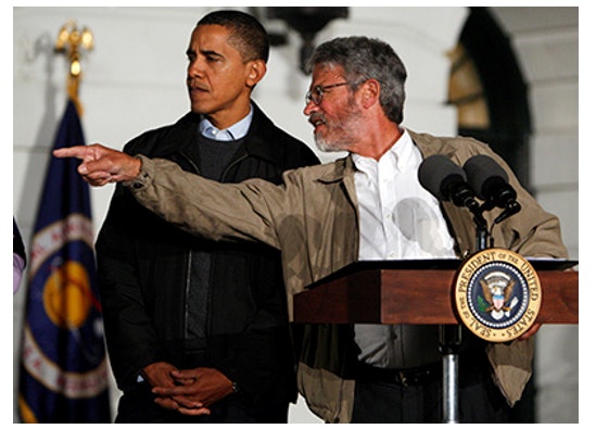 Imagen: Obama y su zar de la ciencia John Holdren