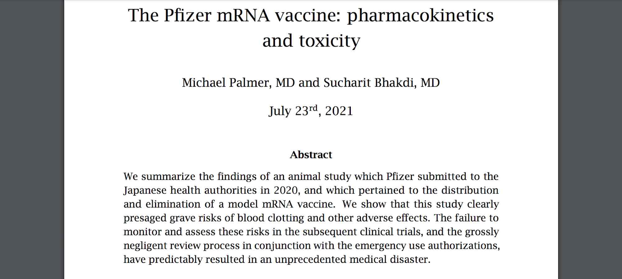 toxicidad vacuna pfizer