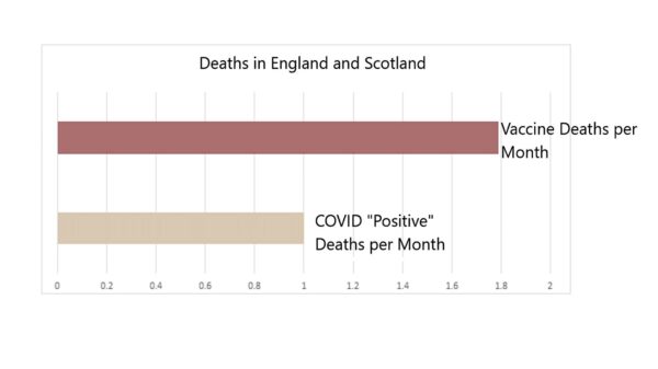 Las vacunas Covid matan a un 79% más de personas que el Covid-19 en el Reino Unido, según estadísticas