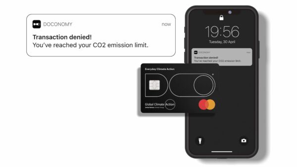 Doconomy: La tarjeta de crédito que denegará tus transacciones cuando excedas tu límite de emisiones de CO2