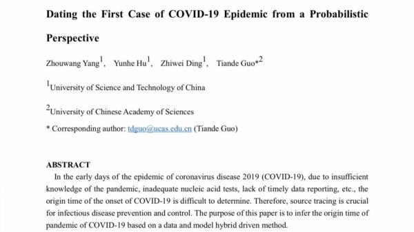 El Covid-19 apareció en Estados Unidos antes que en Wuhan, afirman científicos chinos en un nuevo trabajo de investigación