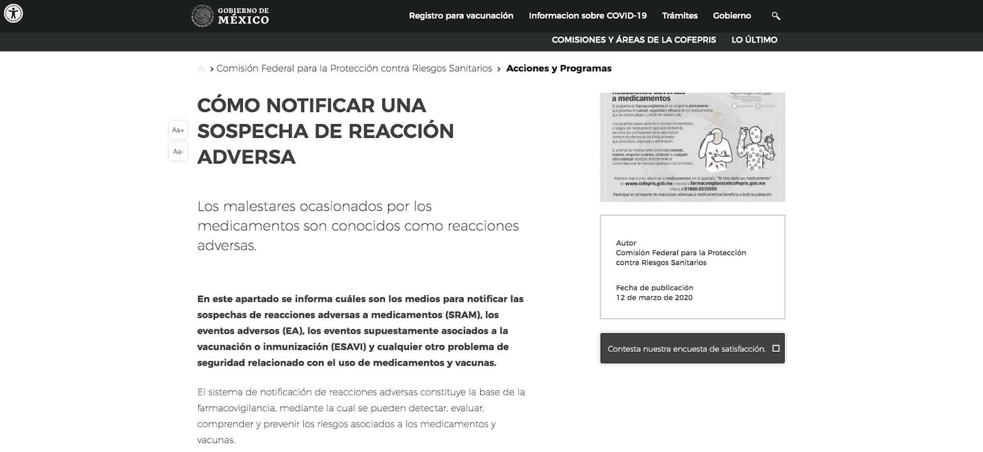 VigiFlow: Cómo notificar una sospecha de reacción adversa a las vacunas Covid-19 en México