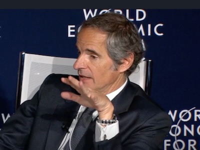 El director del Organismo Internacional de la Energía Atómica (OIEA), Rafael Grossi, reveló en Davos que Ucrania dispone de enormes cantidades de plutonio y de uranio enriquecido.