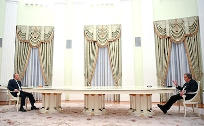 El encuentro del 26 de abril entre el presidente ruso Vladimir Putin y el secretario general de la ONU Antonio Guterres. 