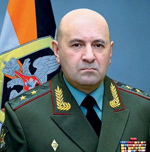 Ministerio de Defensa de Rusia El Tte. Gral. Igor Kirillov, Jefe de la Fuerza de Protección Radiológica, Química y Biológica de Rusia.