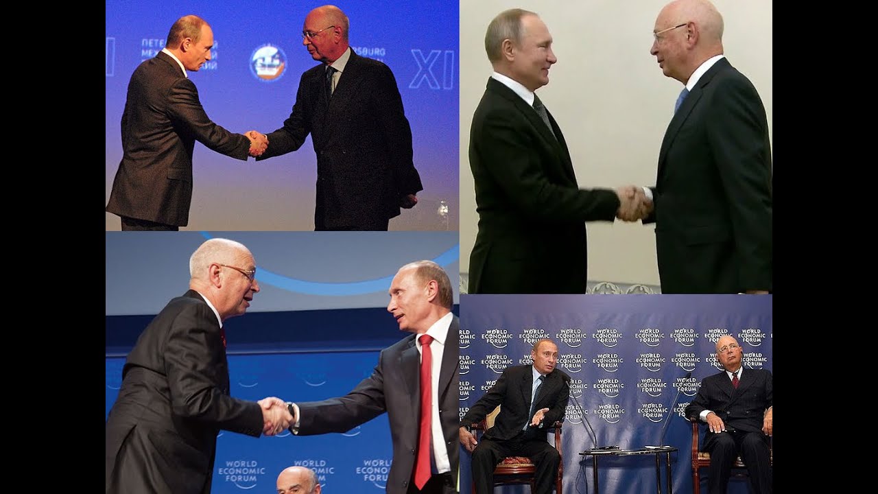 No oficialmente un antiguo Young Global Leader formal, pero algo igual de bueno... Vladimir Putin con Klaus Schwab.