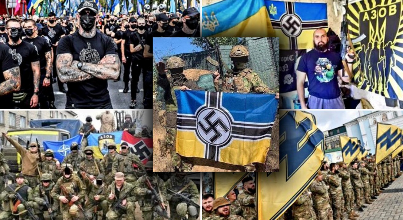 Una muestra de nazis de tercera y cuarta generación en Ucrania.