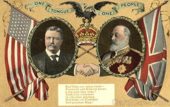 El eugenista amoroso confederado Teddy Roosevelt y su ídolo, el rey Eduardo VII