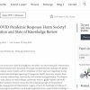 Más daños que beneficios: Cómo perjudicó a la sociedad el modelo mental dominante de la respuesta a la pandemia COVID, según estudio en preimpresión