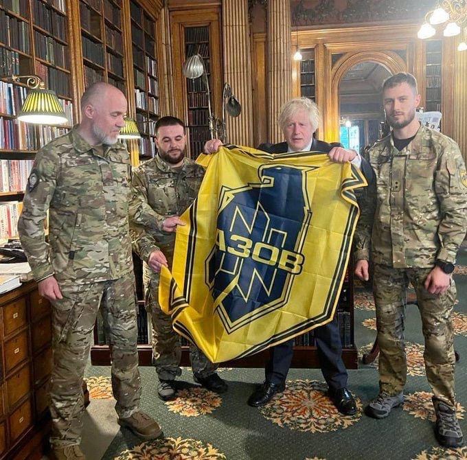 boris johnson azov